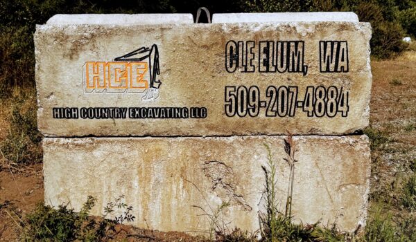 Custom Stone Sign for Business - DeezRocks - Premium Rock and Stone Supplier in Washington and Idaho