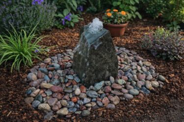 Custom natural stone fountain for yard - DeezRocks - Premium Stone and Landscape Rock in Cle Elum, Washington and Clark Fork, Idaho