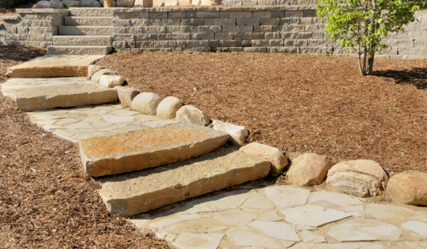 unique premium flagstone pathway for patio - DeezRocks - Custom Yard Stone in Washington and Idaho