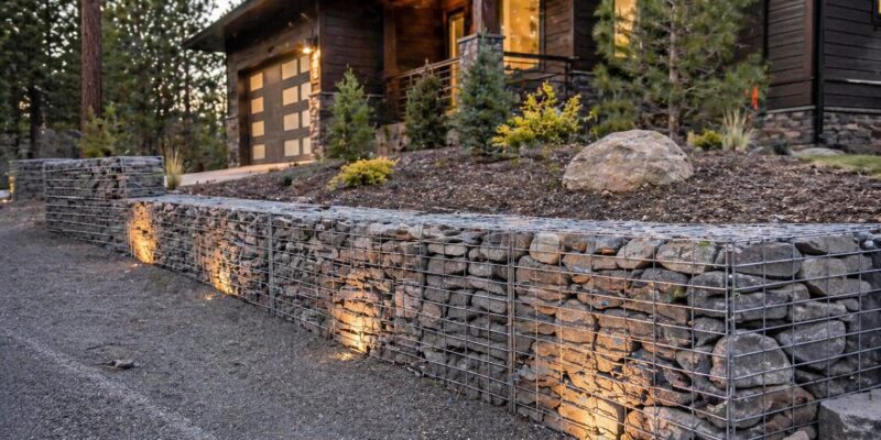 Stone Retaining Wall Montana Slate - Custom Quality Stone - Rock yard in Clark Fork, ID and Cle Elum, WA