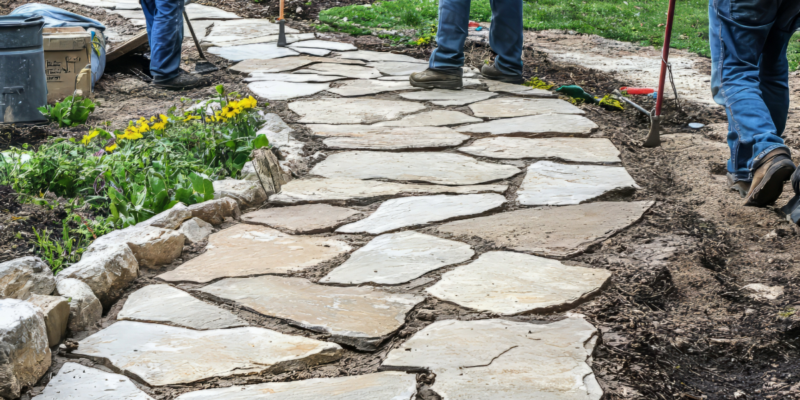 Flagstone Pavers - Natural Quality Sourced Flagstone Pavers for Walkway - Rock Yards in Cle Elum, ID and Clark Fork, WA