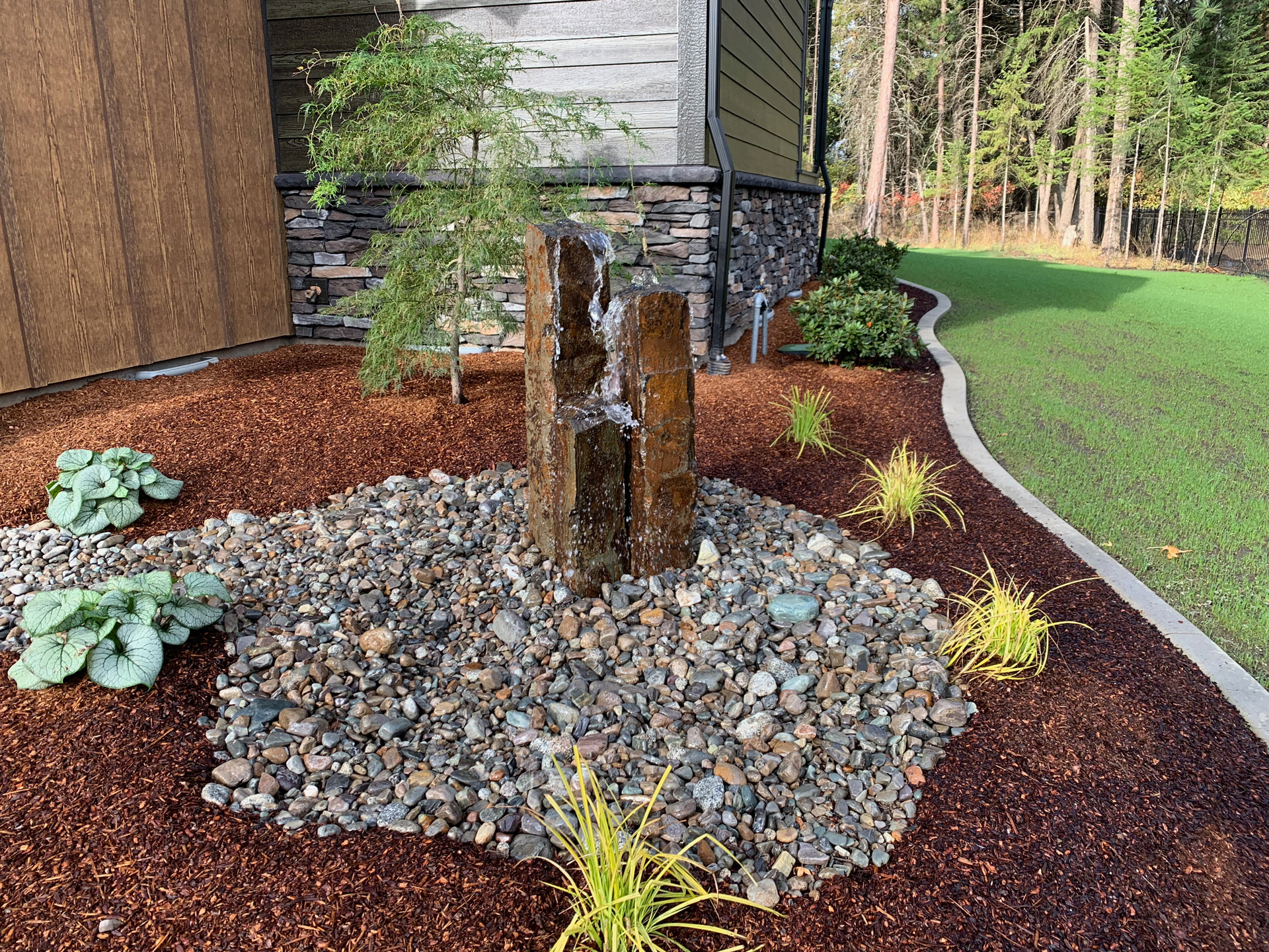 Natural Stone Water Fountain - Basalt