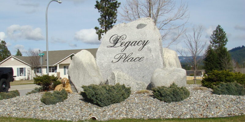 Custom Engraved Stone Sign on Boulder - DeezRocks - Clark Fork, ID and Cle Elum, WA