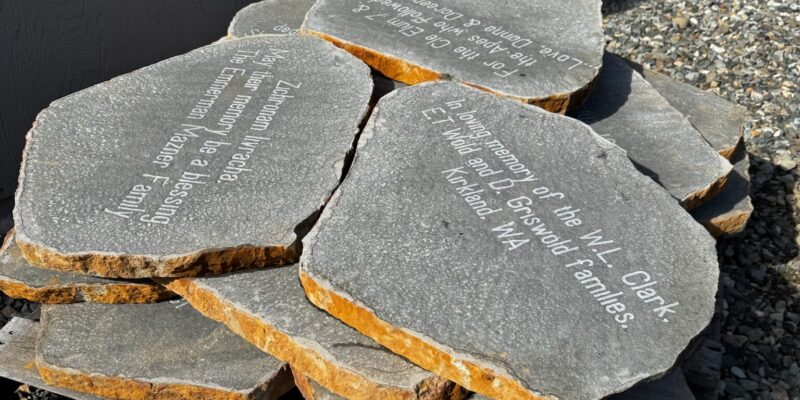Custom Engraved Stone Memorial Signs - DeezRocks - Cle Elum, WA and Clark Fork, ID