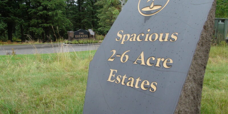 Custom Engraved Stone Enterance Signs - DeezRocks - Cle Elum, WA and Clark Fork, ID