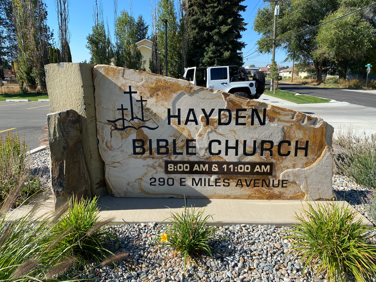 church-business-stone-enterance-sign-deezrocks-clark-fork-idaho