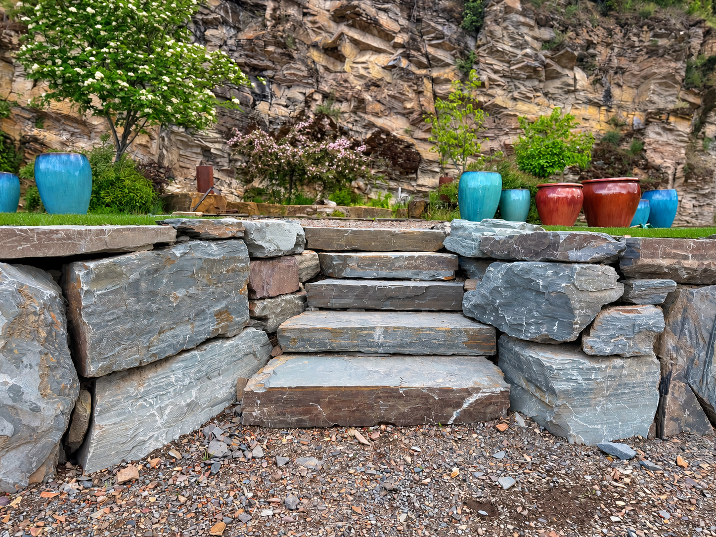 natural-stone-steps-retaining-wall-cliffside-landscape-deezrocks-clark-fork-idaho